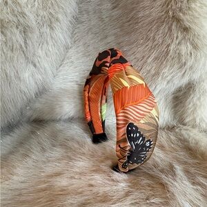 Hermes Jaguar quetzal headband by Alice and Hops